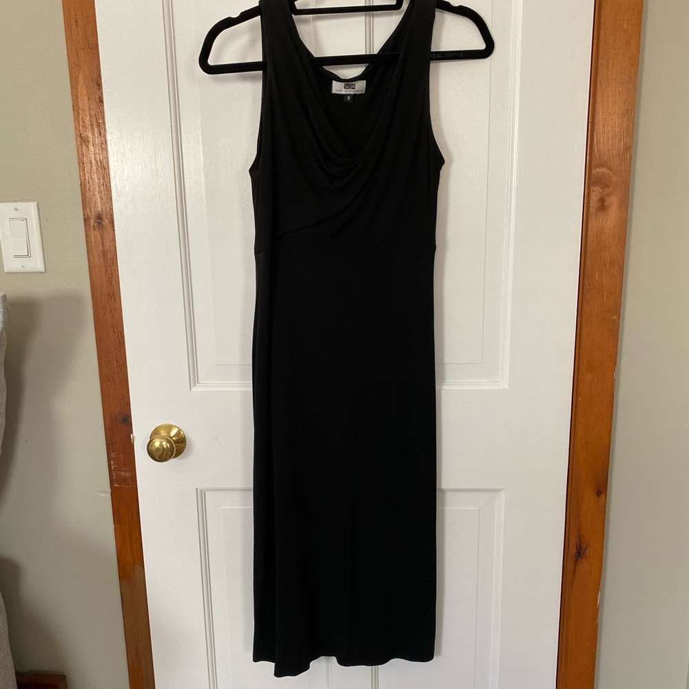 DVF black cocktail dress size 8